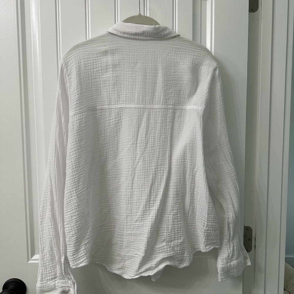 Zsupply, Perfect Airy Gauze Button Up, L - Picture 5 of 8